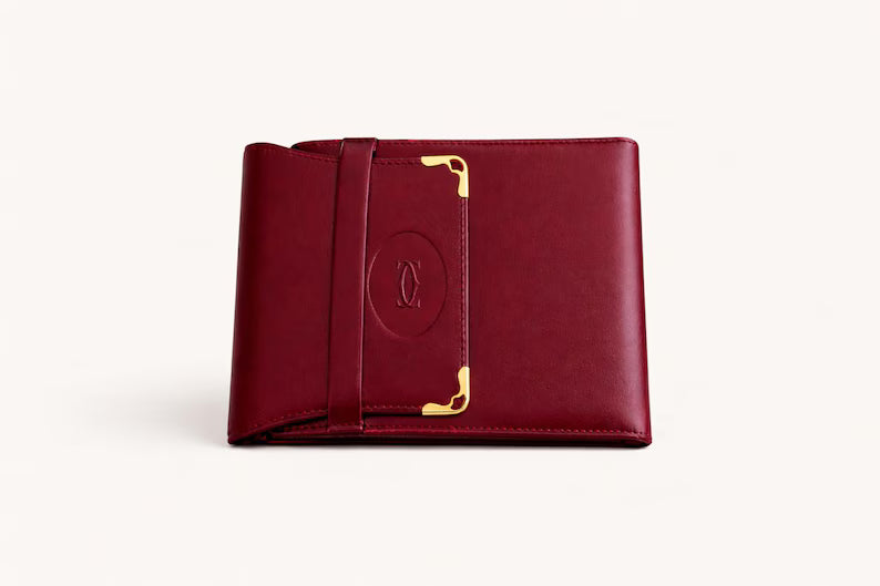 Portafoglio in Pelle Premium con Fascia Elastica – Elegante e Compatto