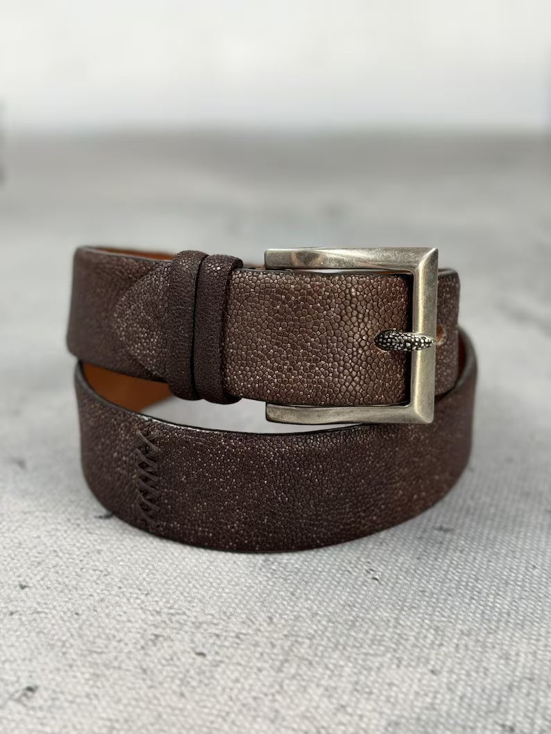 Cintura in Pelle Premium Testurizzata – Eleganza Classica e Massima Resistenza