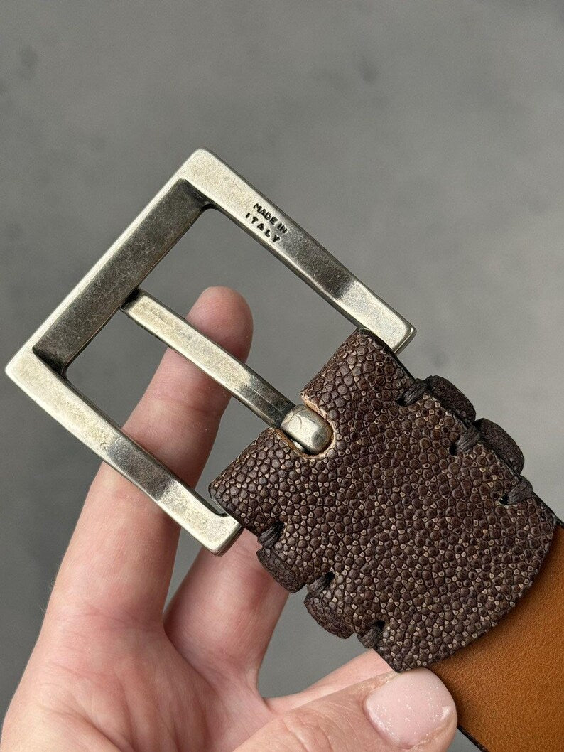 Cintura in Pelle Premium Testurizzata – Eleganza Classica e Massima Resistenza